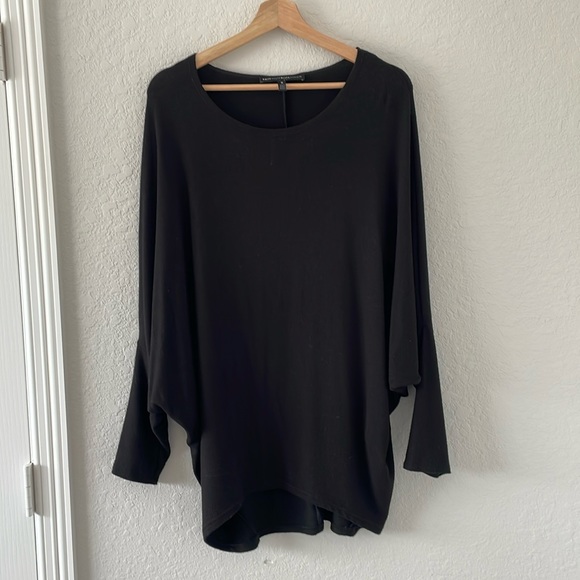 White House Black Market Sweaters - White House Black Market Black Tunic Sweater Sz: M